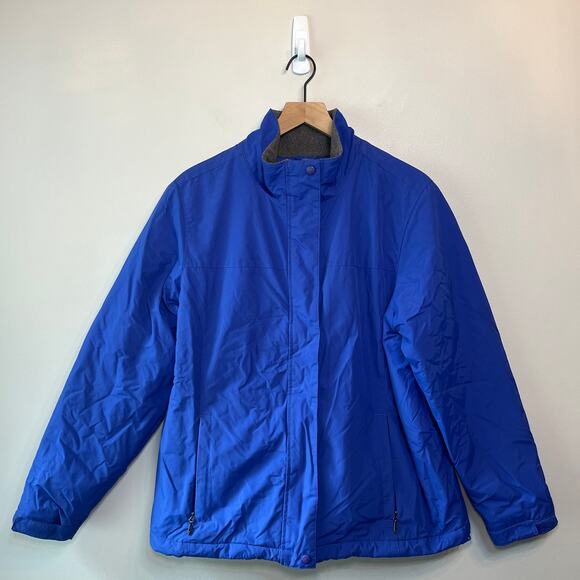 L.L. Bean Men's Full Zip Thinsulate Fleece Lined Jacket Blue Size X-Large - Picture 1 of 7